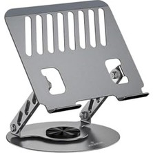 Odea Ayarlanabilir Alüminyum Laptop Standı, 360 Derece Dönebilir