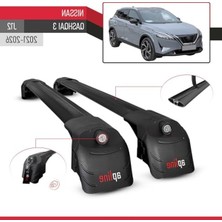 Odea 2022 ve Sonrası Nissan Qashqai Için Uyumlu 2 Adet Ara Atkı Tavan Barı