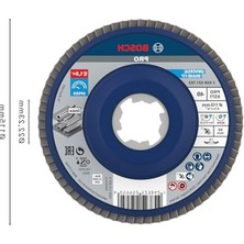 Odea 115 mm X-Lock Yelpaze Taşlama Diski, Profesyonel Aksesuar