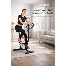 Odea LCD Ekranlı Dikey Kondisyon Bisikleti - Ayarlanabilir Direnç