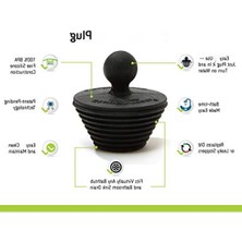 Odea Evrensel Küvet ve Lavabo Süzgeci - Siyah Renk, 2'li Paket