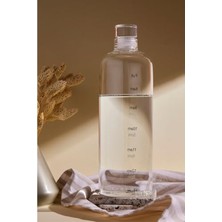 Odea 1000ML Kapasiteli Borosilikat Cam Su Şişesi, Matara Olarak Kullanım
