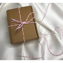 Odea Bileklik Ipi Paketleme Ipi, Pembe Beyaz Iki Renkli, 20 Metre
