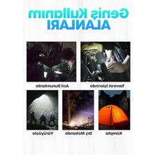 Odea 3 Modlu Pilli Kafa Lambası, Kamp ve Outdoor Kullanım
