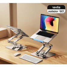 Odea Ayarlanabilir Açılı Laptop ve Tablet Tutucu - Tok Alüminyum