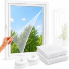 Odea 130X150 cm Yapışkanlı Pencere Sinekliği, Yıkanabilir ve Tekrar Kullanılabilir