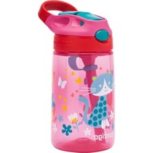 Odea Çocuklar Için Tritan Suluğu, 420 ml Pembe Renkli