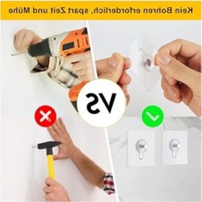 Odea Yapışkanlı Duvar Vidası Seti, 40 Adet, Dayanıklı ve Güvenli Kullanım
