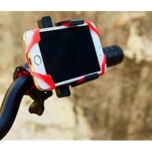 Odea Lastik Destekli Telefon Tutucu, Bisiklet Için