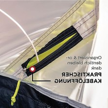 Odea 2-4 Kişilik Su Geçirmez Kamp Çadırı, 400X300X210 cm