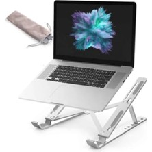 Odea Taşınabilir 7 Kademeli Laptop Standı - Metal ve Kaymaz