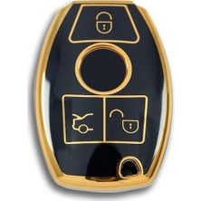Odea Autohan Keys Lüks Anahtar Kılıfı, Siyah-Altın, Nano Kaplama, 2001-2016 Be Tipi Model