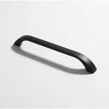 Odea Siyah Metal Mutfak Dolap Kulpları, 96 mm Boyut
