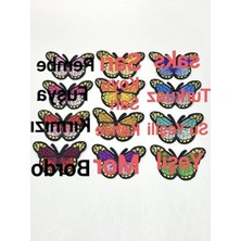 Odea Ütü Ile Yapışan Kelebek Arma, 7x4 cm Boyutuyla Süslü Tasarım