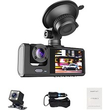 Odea 1080P Araç Içi Kamera, Ön, Iç ve Arka Çekim, Gece Görüş Özelliği