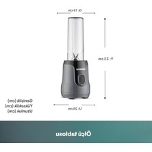 Odea Kişisel Smoothie Blender, Antrasit Siyah Renk ile Pratik Kullanım