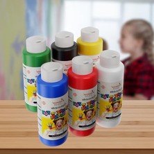 Odea 120 Ml'lik 6 Renkli Parmak Boyası Seti ile Yaratıcılığınızı Gösterin