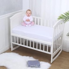 Odea Oeko-Tex Sertifikalı %100 Pamuk Bebek Çarşafı, Beyaz