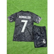 Ozsports Real Madrid Ronaldo 7 Çocuk Futbol Forması Siyah
