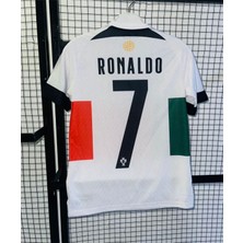 Ozsports Portekiz C. Ronaldo 7 Futbol Forması Beyaz