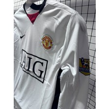 Ozsports Manchester United Ronaldo 7 Futbol Forması Beyaz