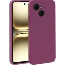 Alstrap Tecno Spark 40C Uyumlu Lansman Kılıf Içi Kadife Kamera Lens Korumalı Silikon Kılıf