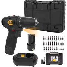 Odea 12 Volt Çift Akülü Kömürsüz Darbeli Matkap + 32 Parça Aksesuar Seti