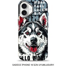 SC Soo Case iPhone 16 Kılıf Magsafe Uyumlu Hayvan Figürlü Premium Kapak Kılıf SOO-740