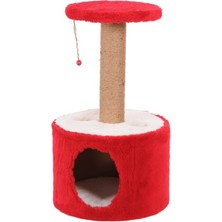 Odea Kırmızı Renkli  Kedi Tırmalama, Roll Tasarımı