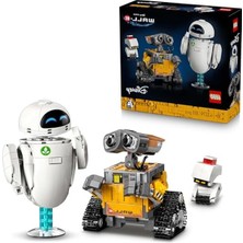 Odea Wall-E ve Eve Figürleri ile Dekoratif Yapım Seti, 811 Parça