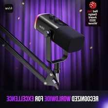 Odea Rgb Işıklandırmalı Dinamik Mikrofon Seti, Podcast ve Yayın Için Uygun