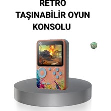 Retro Taşınabilir Oyun Konsolu 500 Klasik Oyunlu, 3.0 Inç Renkli Ekran - Lisinya