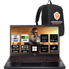 Acer Nitro V15 ANV15-52 I7 13620H Rtx 5050 8gb 75W 48GB Ram 256GB SSD 17.3" Fhd (1920X1048) 144Hz WIN11 Home NHQZ7EY005P343 Gaming Laptop + Per4 Çanta