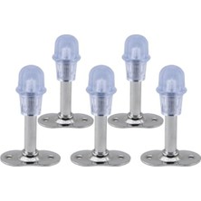 Odea 8 cm Metal Kapı Stoperi - 5 Adet, Silikonlu Duruş