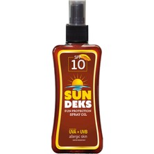 Selmaks Sundeks Spf 10 Güneş Koruyucu Yağ ( Allergic Skin )200 ml