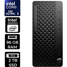 Hp Prodesk 4 Tower G1I Intel Core Ultra 5 225 96GB Ram 2tb SSD WIN11 Home D36TQETP339 Masaüstü Bilgisayar + Per4 USB Bellek