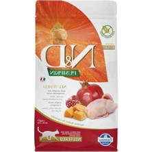 Odea Bıldırcın Etli Balkabaklı Tahılsız Kedi Maması, 1.5 kg Kısırlaştırılmış Için