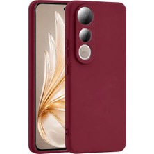 Alstrap Vivo V50 Lite Uyumlu Lansman Kılıf Içi Kadife Kamera Lens Korumalı Silikon Kılıf