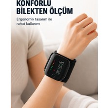 Şarj Edilebilir Bilekten Tansiyon Aleti Tek Tuşla Ölçüm - Lisinya