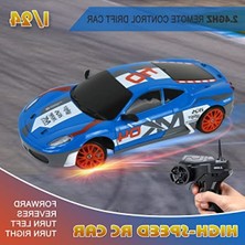 Odea Uzaktan Kumandalı Drift Araba, 1:24 Ölçekli Yüksek Hızlı 4WD Model Araç, LED Işıklar