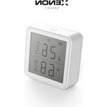 Odea Xenon Smart Akıllı Dijital Termometre Uygulama Denetimli Wi-Fi 2.4 Ghz Iç Mekan Isı Ölçer ve Nem Ölçer (Higrometre) Sıcaklık ve Nem Sensörü X7508
