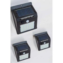 Güneş Enerjili Bahçe Lambası Solar Gece Aydınlatma Sensörlü Lamba - Lisinya