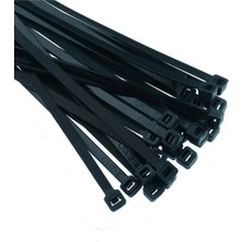 KSN Kablo Bağı Plastik Kelepçe Siyah 4.8X200MM - 100 Adet