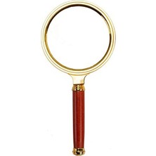 Odea El Tipi Büyüteç, 10X Büyütme Gücü, 90 mm Çap
