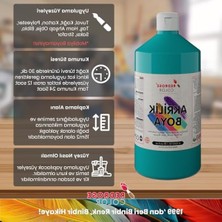 Odea 1000 gr Turkuaz Akrilik Boya - Dayanıklı ve Kullanışlı