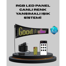 5V USB Akıllı Piksel LED Panel – Mobil Uygulama Kontrollü, Renkli Işık Efektli - Lisinya