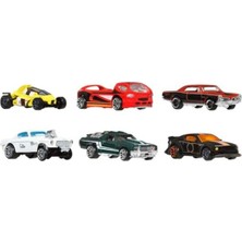 Odea 6'lı Özel Süslü Metal Araç Seti ile Hot Wheels Eğlencesi