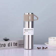 Elista Bardaklı Paslanmaz Çelik Termos 500 ml | Sızdırmaz Kapak, 12 Saat Sıcak & Soğuk
