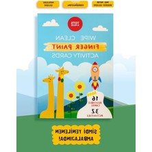Odea Silinebilir Parmak Boyası Aktivite Kartları - Yaratıcı Eğlence