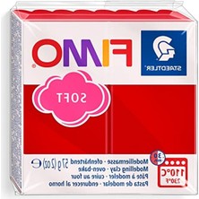 Odea Fimo 8020-2P Fimo Soft Modelleme Kili 57 Gr. Noel Kırmızı